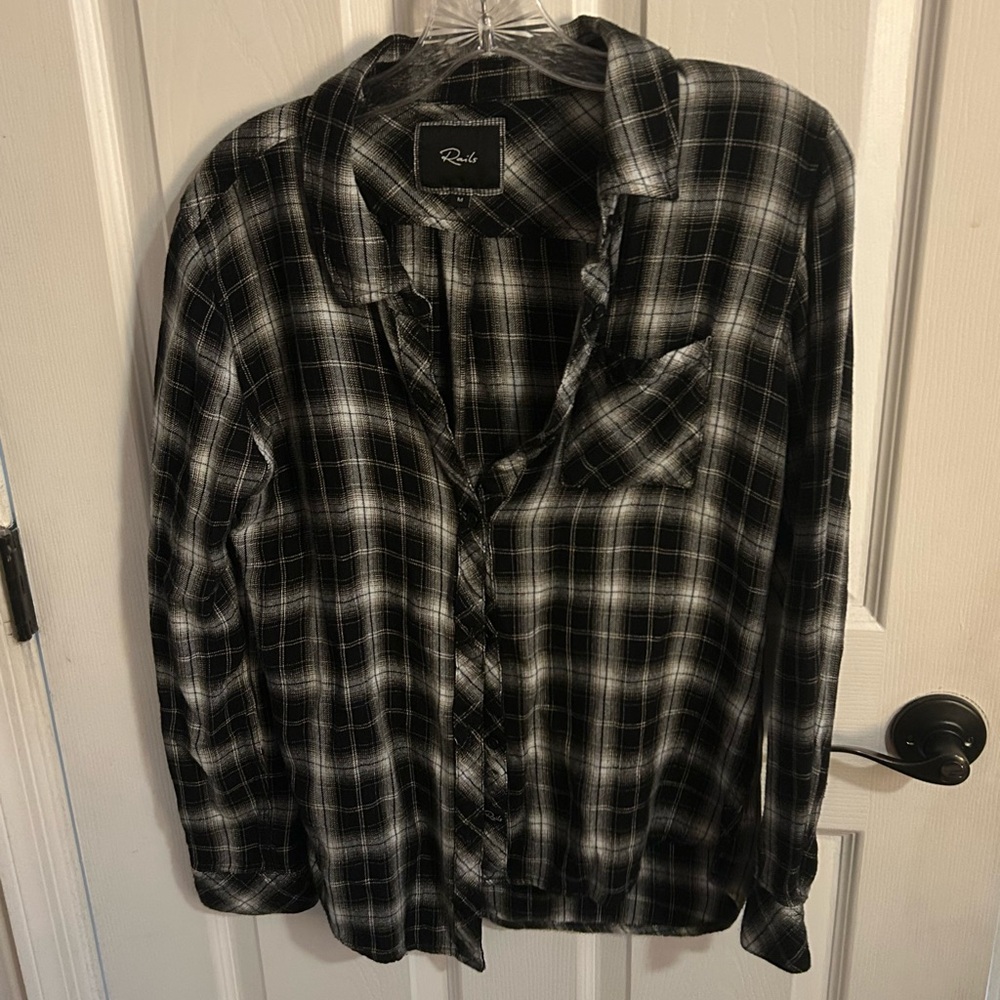 Rails Plaid Button Down